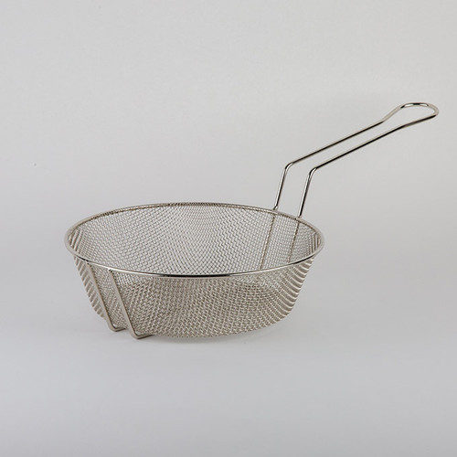 Culinary Basket 12 IN Stainless Steel Tinned Fine Mesh 1/Each