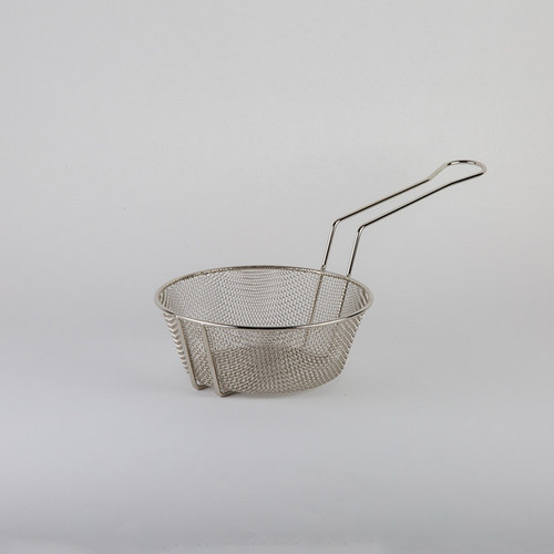 Culinary Basket 8 IN Stainless Steel Tinned Fine Mesh 1/Each