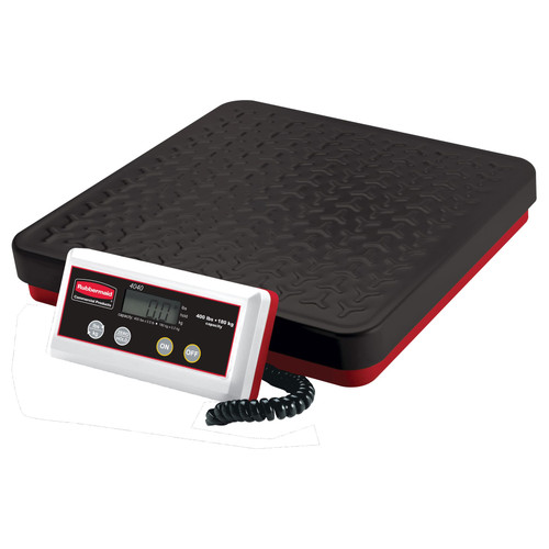 Pelouze Receiving Scale 400 LB Plastic Metal Black Digital 1/Each