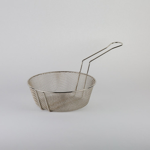 Culinary Basket 9 IN Stainless Steel Tinned Fine Mesh 1/Each