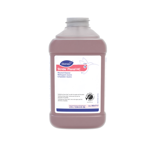 Stride Floral All Purpose Cleaner 2.5 L Neutral Liquid Concentrate Kosher For J-Fill® 2/Case