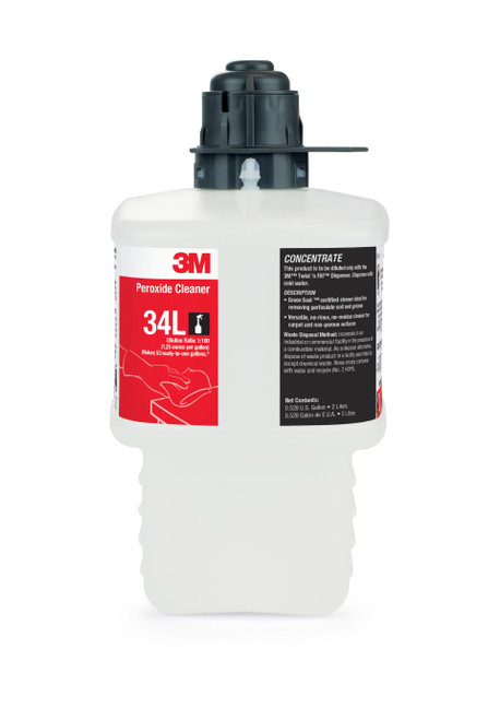 3M™ Twist 'n Fill™ 34L Hydrogen Peroxide 2 L With Black Cap 1/Each
