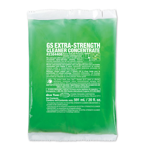 Quik Tank® GS All Purpose Cleaner Degreaser 20 OZ Concentrate Heavy Duty Extra Strength 6/Case