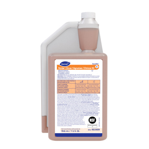 Stride Citrus Scent All Purpose Cleaner 32 FLOZ Neutral Liquid Concentrate Kosher 6/Case