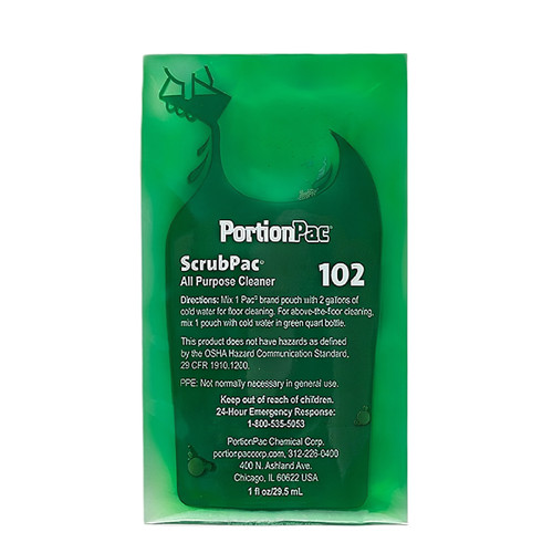 ScrubPac® All Purpose Cleaner 1 FLOZ Multi Surface 132/Box