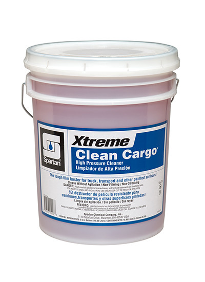 Xtreme® Clean Cargo® Unscented Cleaner & Degreaser 5 GAL Alkaline Concentrate High Pressure 1/Pail