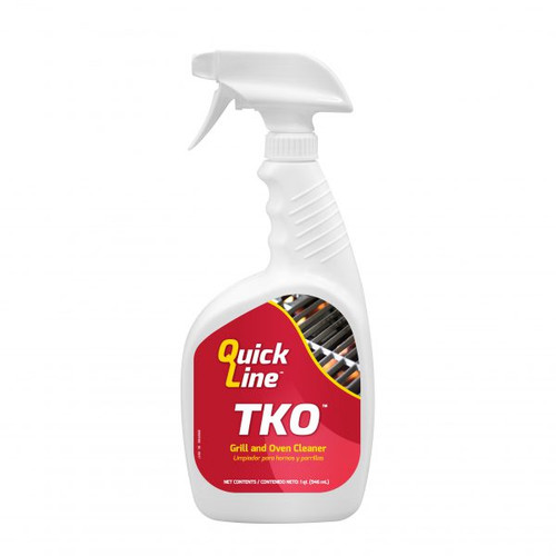 Quickline™ TKO™ Oven & Grill Cleaner 32 OZ Spray 6/Case