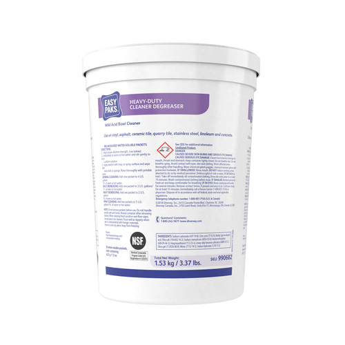 Easy Paks® Cleaner & Degreaser Multi Surface Heavy Duty Powder RTU Heavy Duty 36 Count/Pack 1 Packs/Case 36 Count/Case