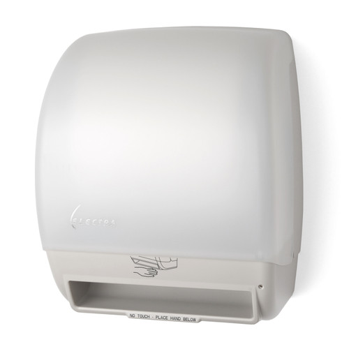 Palmer Fixture Electra Touchless Roll Paper Towel Dispenser White Translucent TD0245-03