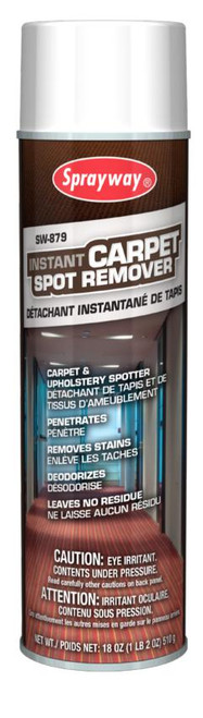 Sprayway® Mild Scent Carpet Spot Cleaner Carpet Deodorizer 20 OZ Aerosol 12/Case