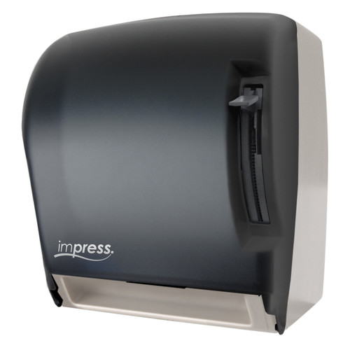 Palmer Fixture IMPRESS Lever Roll Paper Towel Dispenser Dark Translucent TD0220-01