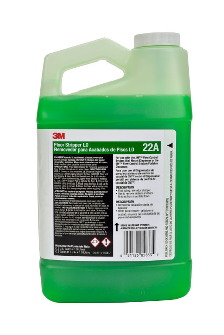 3M™ 22A Floor Stripper 1.9 L Concentrate Low Foam 4/Case