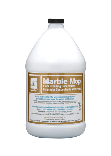 Marble Mop Lemon Damp Mop Floor Cleaner 1 GAL Neutral 4/Case