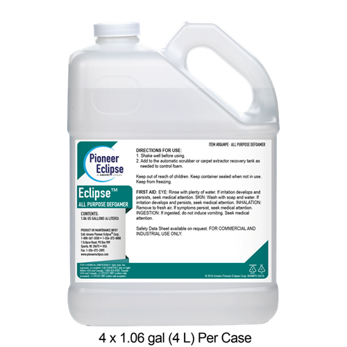 Eclipse™ Carpet Defoamer 32 OZ Liquid 12/Case