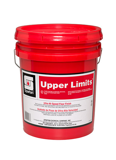 Upper Limits® Floor Finish 5 GAL Burnishing Alkaline RTU 20% Solids Ultra High Speed (UHS) 1/Pail