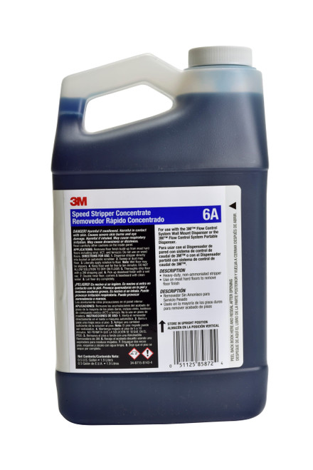 3M™ 6A Floor Stripper 0.5 GAL Concentrate 4/Case