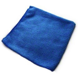 Cleaning Cloth 16X16 IN Microfiber Blue Square 250 GSM 144/Case
