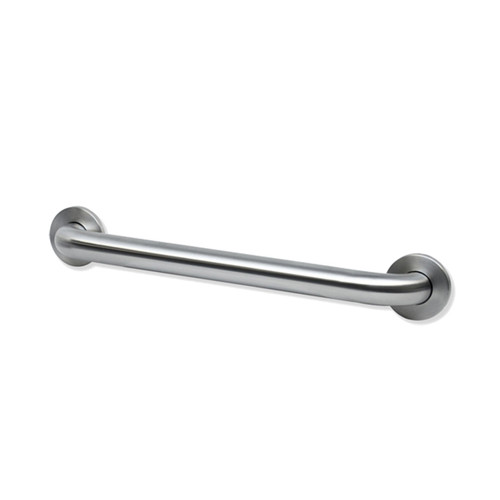 Palmer Fixture 18” Metal Grab Bar w/ Concealed Flange Brushed Stainless CS0718-09