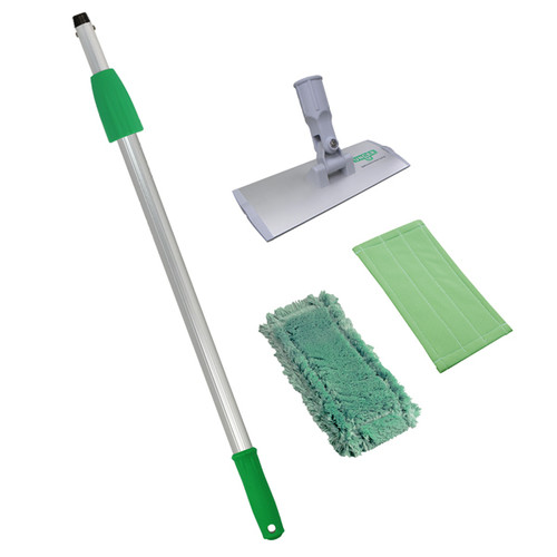 SpeedClean™ Indoor Window Cleaning System 48X11.2X6.5 IN Microfiber Aluminum Green 4/Case