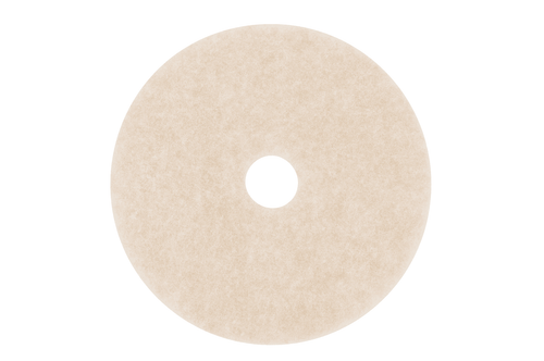 3M™ Scotch-Brite™ TopLine 3200 Burnishing Pad 20X1 IN White Non-Woven Polyester Fiber 1200-3000 RPM Center Hole 5/Case