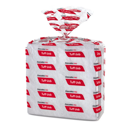 Cascades PRO Tuff-Job®  Cleaning Wipe 12X13 IN DRC White 1/4 Fold 1080/Case