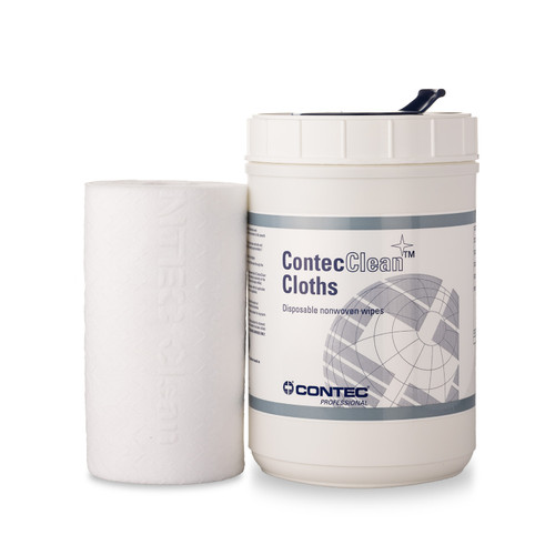 ContecClean Wipe Wiping System 6X9 IN Cloth Perforated Roll 6 Rolls/Case