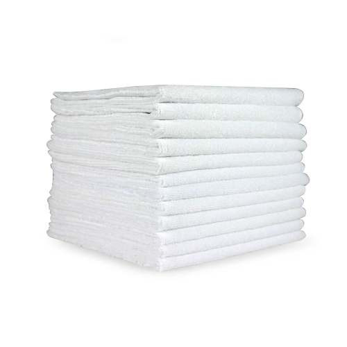 HOSPECO® Smart Choice Cleaning Cloth 16X16 IN Lightweight Microfiber White Square 1/Dozen