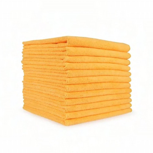 HOSPECO® Cleaning Cloth 16X16 IN Microfiber Orange Heavy Duty 12 Count/Bag 15 Bags/Case