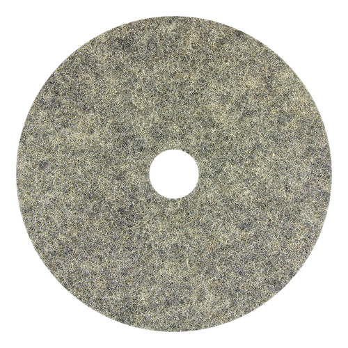Burnishing Pad 20 IN Natural Polyester Fiber 5/Case