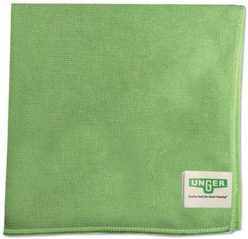 MicroWipe™ Cleaning Cloth 16X15 IN Microfiber Green Maximum Absorbency 10 Count/Case