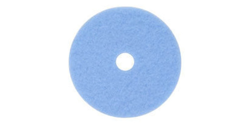 3M™ 3050 Burnishing Pad 19X1 IN Blue Non-Woven Polyester Fiber 1500-3000 RPM Center Hole 1/Case