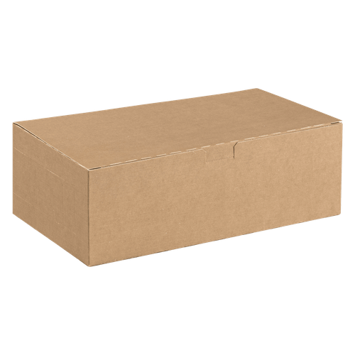 Dinner Take-Out Box Tuck-Top 9X5X3 IN Kraft Automatic Bottom 250/Case