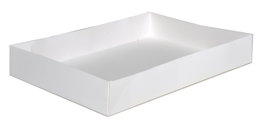 Take-Out Box Base 16X11.5X2.38 IN Paperboard White 250/Case