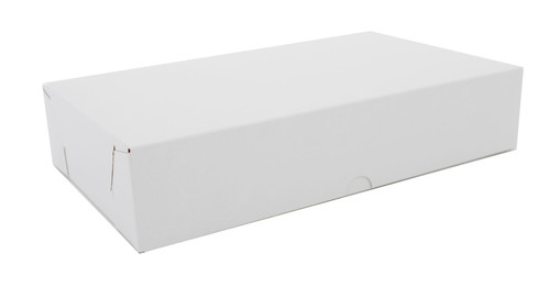Take-Out Box Tuck-Top 12X7X2.5 IN Clay-Coated Kraft Board White Rectangle 100/Bundle