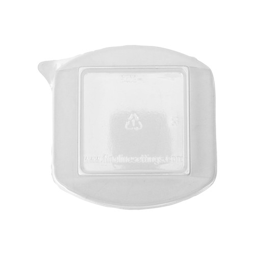 Tiny Temptations Lid Dome PET Clear Square For 5.4 OZ Container 1000/Case