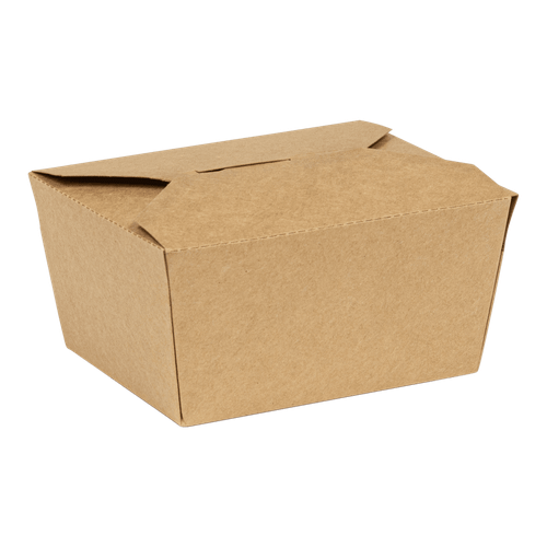 INNOBOX EDGE #1 Take-Out Box Fold-Top 4.375X3.562X2.5 IN Kraft 180/Case