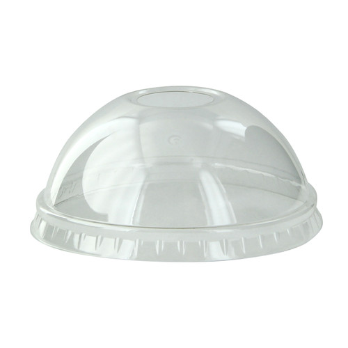 Lid Dome 3.5 IN PET Clear Round For Container Freezer Safe 100 Count/Pack 10 Packs/Case 1000 Count/Case
