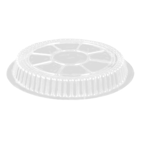 Lid Dome 8.25X1 IN Plastic Clear Round For Container 500/Case