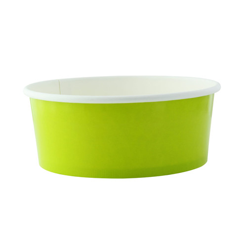 Food Container Base 24 OZ Paper Green Round Grease Resistant 45 Count/Pack 8 Packs/Case 360 Count/Case