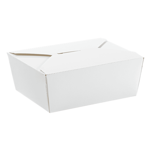 INNOBOX EDGE™ #8 Take-Out Box 6X4.75X2.5 IN White 130/Case