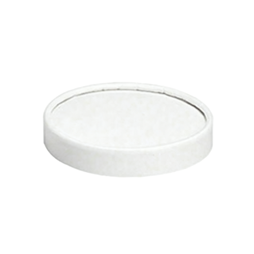 Lid Flat Poly-Coated Paper For Container Vented 500/Case