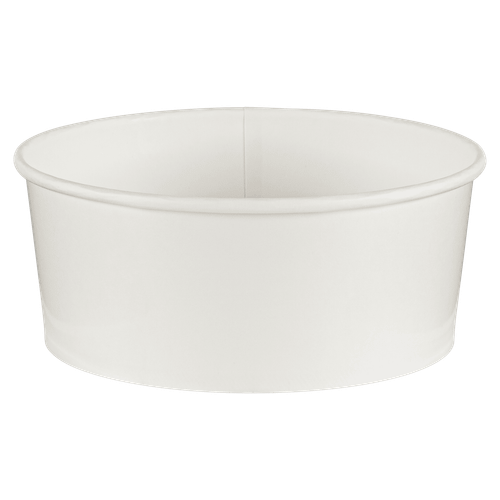 Bucket & Tub 54 OZ SBS Paperboard White Short Leak Resistant 165/Case