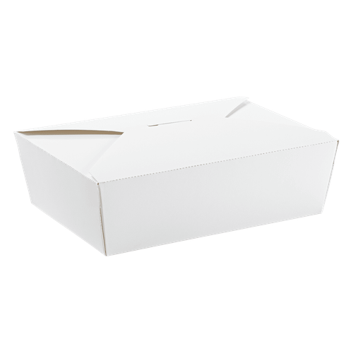 INNOBOX EDGE™ #3 Take-Out Box 7.625X5.375X2.5 IN White 130/Case