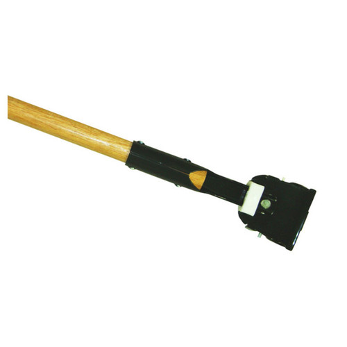 Mop Handle 60X0.938 IN Wood Clip On Connector Swivel Head 1/Each