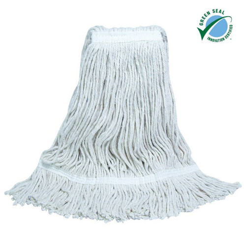 Wet Mop Head #24 White Cotton Narrow Headband 12/Case