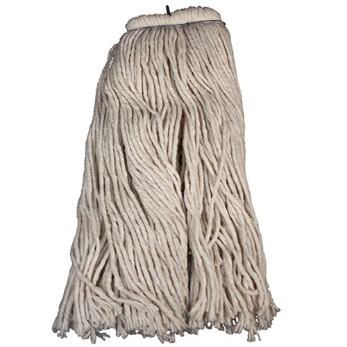 Impact® Mop Head 20 OZ White Cotton Cut End Screw Type 1/Each