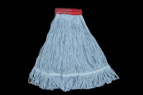 Mop Large (LG) Blue Cotton Rayon Loop End 12/Case