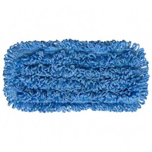 Mop Head 10 IN Blue Microfiber Polyester Loop End 1/Each