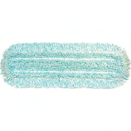 Dust Mop Head 24X5 IN Blue White 1/Each