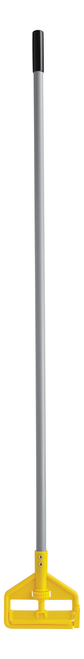 Invader® Wet Mop Handle 60 IN Yellow Gray Aluminum Vinyl Side Gate 1/Each